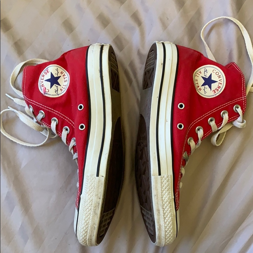 Red Converse High Tops!